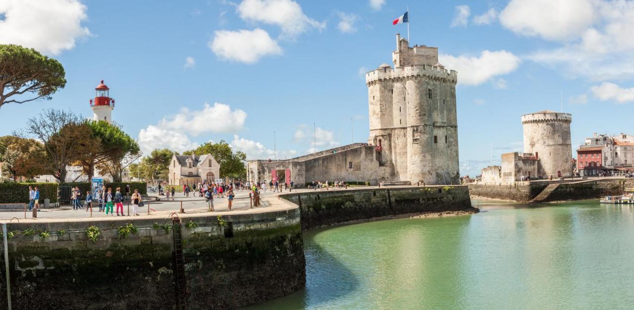 Charmant Cocon Iode Cosy Equipe, Baigne De Lumiere, Situe Au Coeur De La Rochelle A 1Min A Pied Du Marche Central Avec Tv Et Wifi Eksteriør bilde